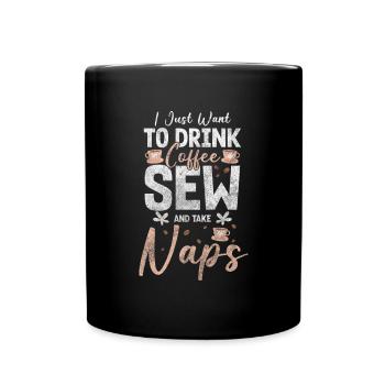 Vêtements Hobby Sur Mesure Tailor Tricot - Mug uni - noir - Devant