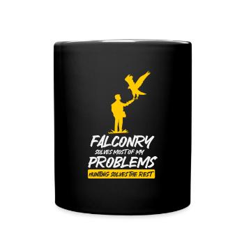 Cadeau d’ornithologie de fauconnerie - Mug uni - noir - Devant