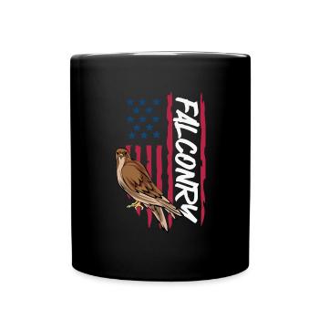 Cadeau d’ornithologie de fauconnerie - Mug uni - noir - Devant