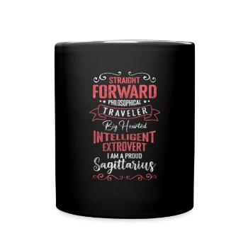 Zodiac Sign Birth Month Zodiac - Full Colour Mug - black - Front