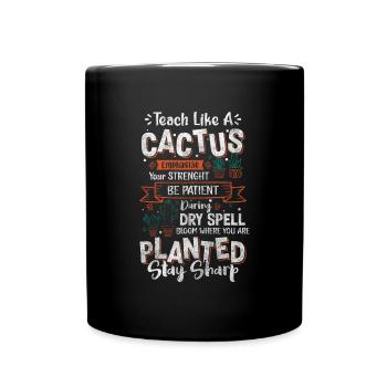 Cacture Water - Full Colour Mug - black - Front