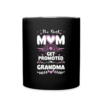 Grand-mère Petit-enfant Famille Amour - Mug uni - noir - Devant