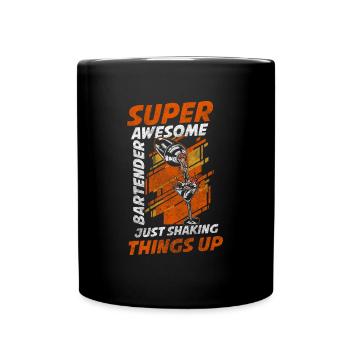 Barkeeper Cocktails Barmann - Tasse einfarbig - Schwarz - Vorne