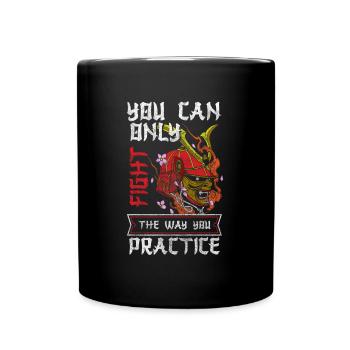 Japan Aikido Katana - Full Colour Mug - black - Front