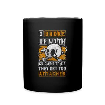 Non-smoking tobacco - Full Colour Mug - black - Front