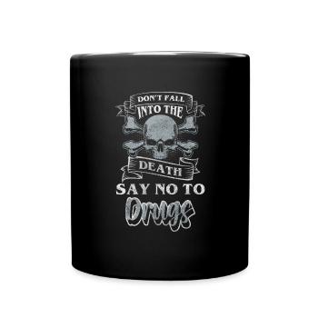 Withdrawal Dependence Health Clean - Full Colour Mug - black - Front