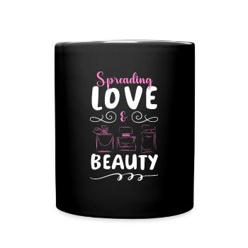 Parfum Riechen Duftspray Liebhaber - Tasse einfarbig - Schwarz - Vorne