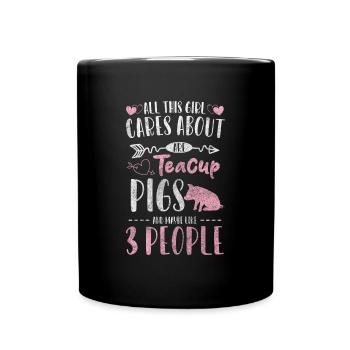 Éleveur de porcs reproducteurs Piggy Sweet - Mug uni - noir - Devant