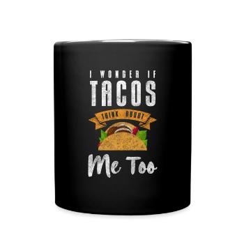 Mexikanisch Spanisch Feinschmecker Käse - Tasse einfarbig - Schwarz - Vorne