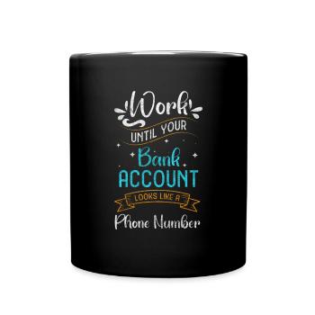 Empire, liberté, bonheur - Mug uni - noir - Devant