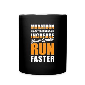 Marathon Sport Jogging Triathlète - Mug uni - noir - Devant