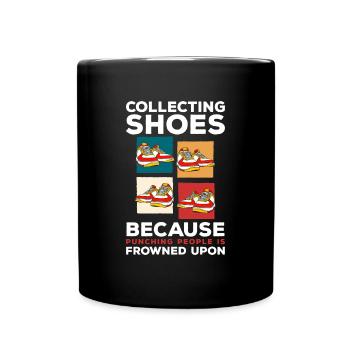 Shoe Design Collect - Full Colour Mug - black - Front