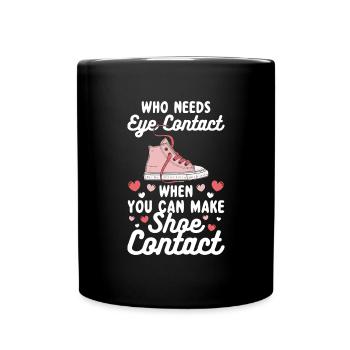Schuhsammler Shopping Sammlung Horten - Tasse einfarbig - Schwarz - Vorne