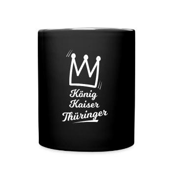 At home in Thuringia - Full Colour Mug - black - Front