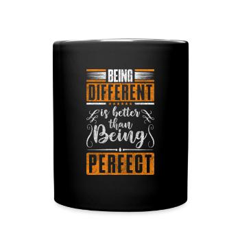 Unique People Flag Style - Full Colour Mug - black - Front