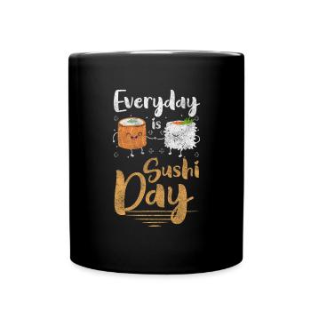 Sushi Bar Restaurant Seekelp - Mug uni - noir - Devant