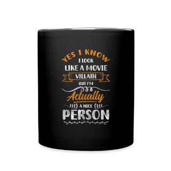 Introverti Nerd Silencieux Single - Mug uni - noir - Devant