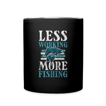 Angler Men Leisure Water - Full Colour Mug - black - Front