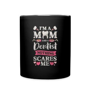 Teeth Dental Practice Specialist Important - Full Colour Mug - black - Front