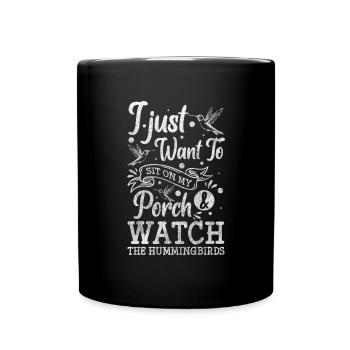 Militants des droits des animaux colibris conservation de la nature de la biodiversité - Mug uni - noir - Devant