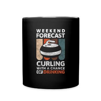 Sport Winter Stock Sportlich - Tasse einfarbig - Schwarz - Vorne