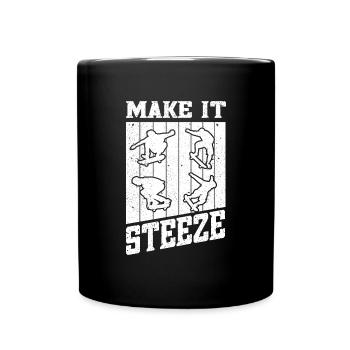 Skateboard Art Pour Garçons Filles Hommes Skateboard Cadeaux - Mug uni - noir - Devant