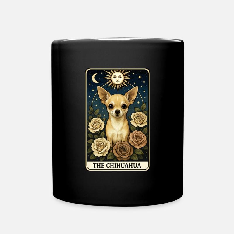 Chihuahua - Tasse einfarbig - Schwarz