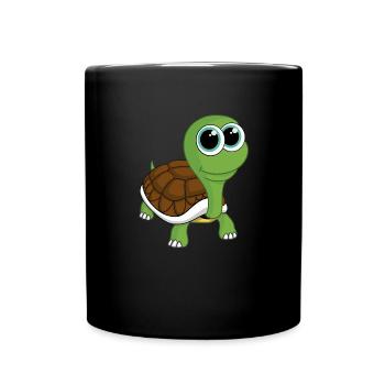 turtle - Full Colour Mug - black - Front