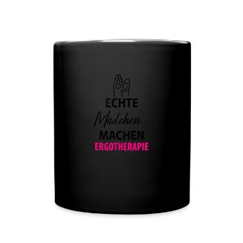 ERGOTHERAPEUTIN ERGOTHERAPIE - Tasse einfarbig - Schwarz - Vorne