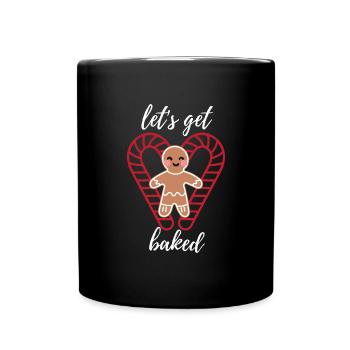 Faisons cuire au four! - Mug uni - noir - Devant