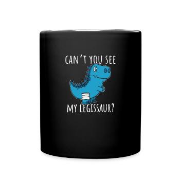Dinosaur Broken Leg Good Recovery Boys - Full Colour Mug - black - Front
