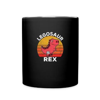 Dinosaur Broken Leg Good Recovery T Rex - Full Colour Mug - black - Front