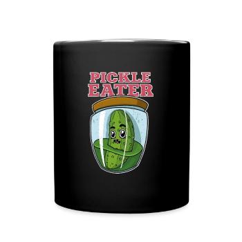 Cornichons Concombres Fruits Nourriture végétalienne Dicton - Mug uni - noir - Devant