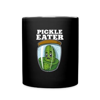 Cornichons Concombres Fruits Nourriture végétalienne Dicton - Mug uni - noir - Devant