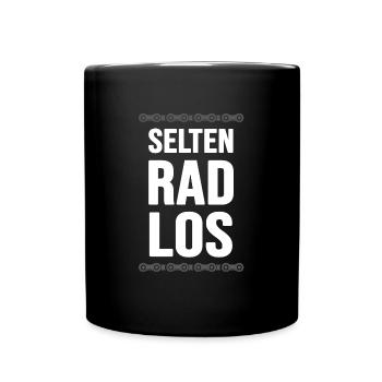 vélo cycliste vélo sans vélo piste cyclable - Mug uni - noir - Devant