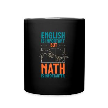 Géométrie Nombre d’or Math Fibonacci - Mug uni - noir - Devant