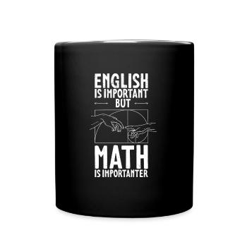 Géométrie Nombre d’or Math Fibonacci - Mug uni - noir - Devant