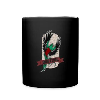 Quetzal Noah National Vogel Guatemala Antigua - Tasse einfarbig - Schwarz - Vorne