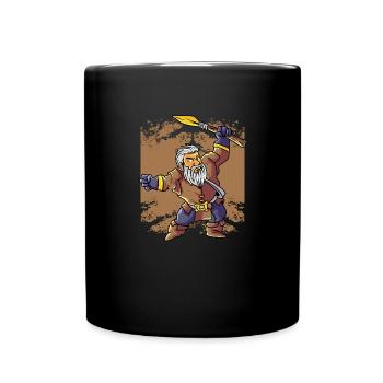 Ancient God Greek Zeus Mythology - Full Colour Mug - black - Front