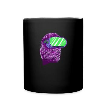 Ancient God Greek Mediocretes Mythology - Full Colour Mug - black - Front
