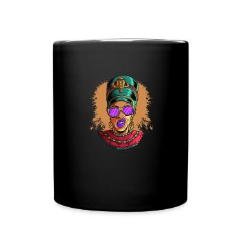 Hiéroglyphes Roi Tut Mythologie égyptienne - Mug uni - noir - Devant