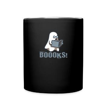 Buch Nerd Boooks Bibliothekar Lesung - Tasse einfarbig - Schwarz - Vorne