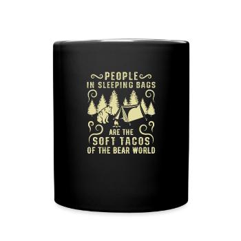 Camper This Is My Shirt Bonfire Camping - Full Colour Mug - black - Front