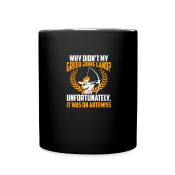C’était sur la mythologie de la déesse Artemiss - Mug uni - noir - Devant