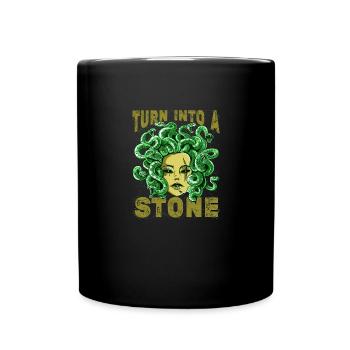 Se en déesse de pierre Mythologie grecque - Mug uni - noir - Devant