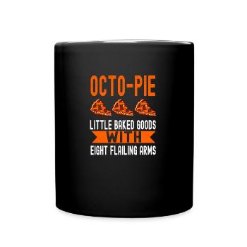 Patissier Octo-pie Baked Goods Baking - Full Colour Mug - black - Front