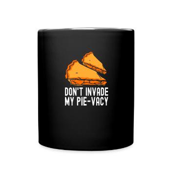 Baker Dont Invade My Pievacy Baking - Full Colour Mug - black - Front