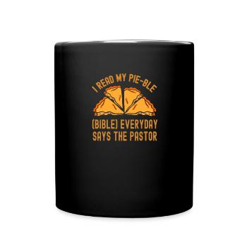 Baker Patissier Read My Pie-ble Baking - Full Colour Mug - black - Front