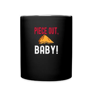 Baker Piece Out Baby Patissier Baking - Full Colour Mug - black - Front