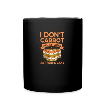 Baker Patissier Don't Carrot Cake Baking - Full Colour Mug - black - Front